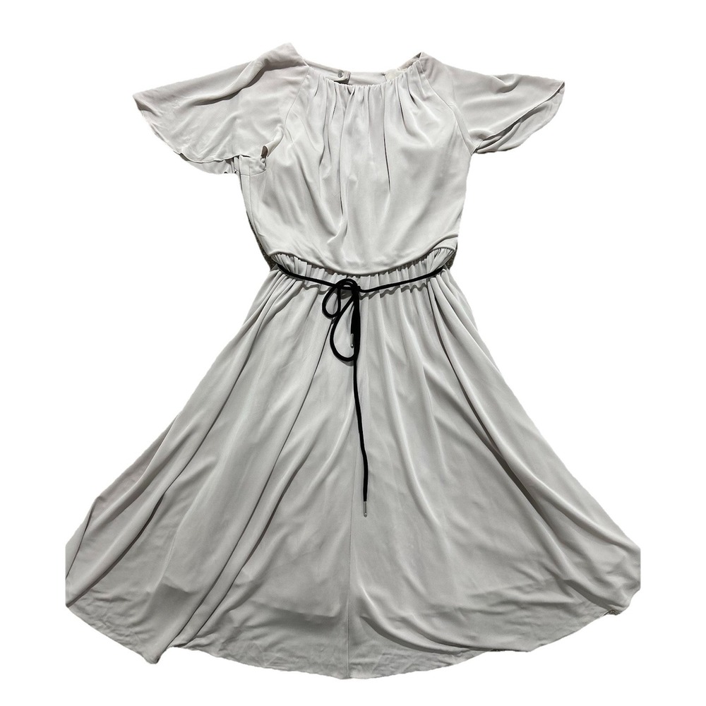 Karen Millen UK 12 (US 8) Open Back Fit & Flare Dress Business Party Cocktail
